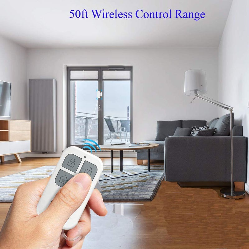 EverNary Door Window Pool Alarm with Remote Control, 2Pcs 130dB Wireless Magnetic Sensor Anti-Theft Door Alarms for Kids Safety Home Store Garage Apartment Business Security - Image 3